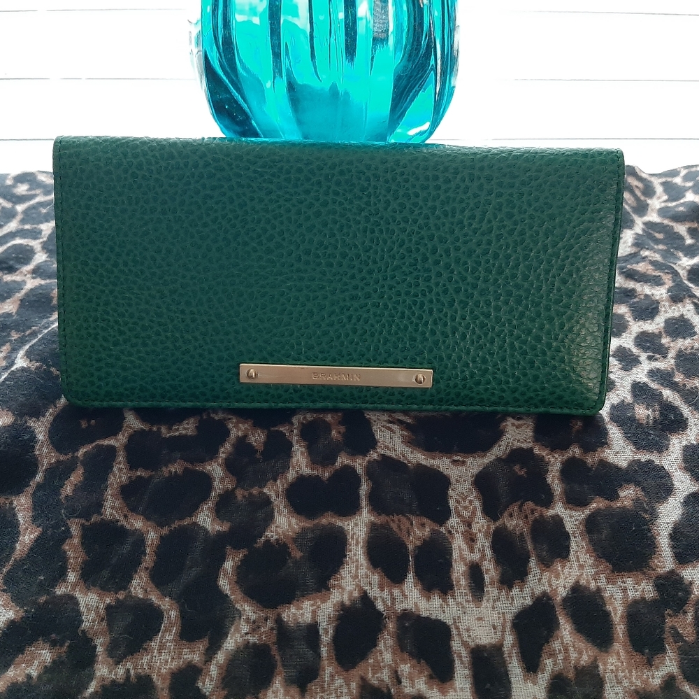 ***EUC*** Brahmin Teal Slim Wallet